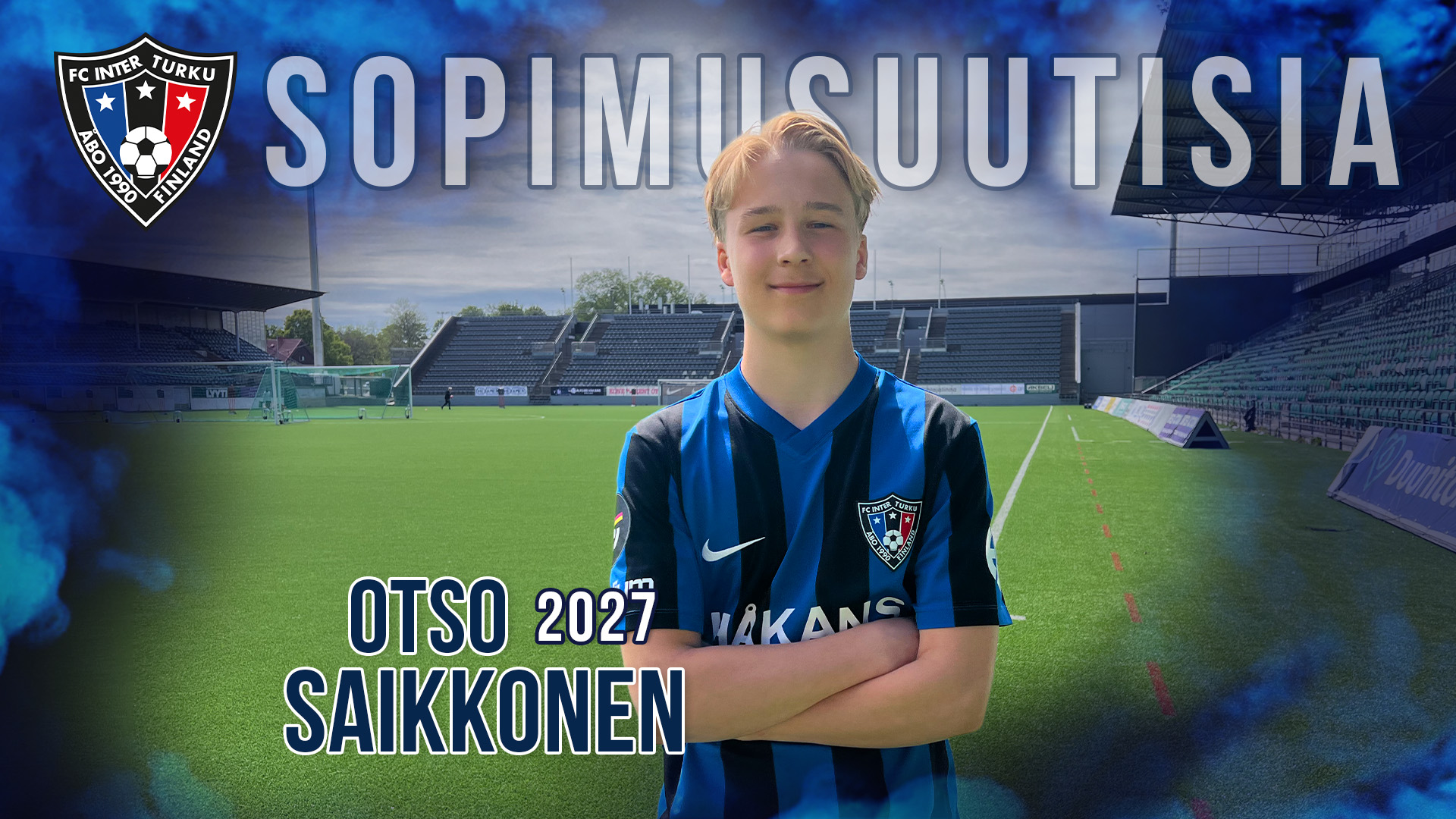 Inter juniori Otso Saikkonen Pitk n Sopimukseen Interin Kanssa FC Inter